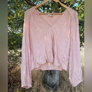 American Eagle Outfitters blush cross body top